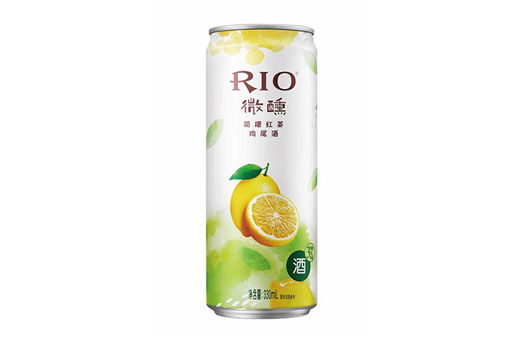 RIO LIGHT LEMON TEA CURSH COCKTAIL 330ML 24CANS